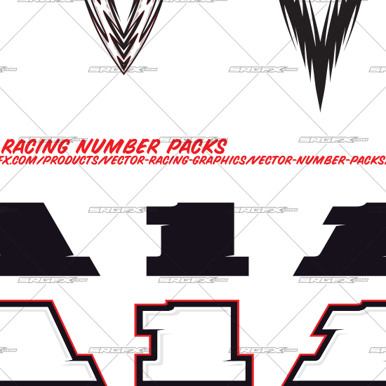 FREE Vector Racing Graphics Sample Pack 1