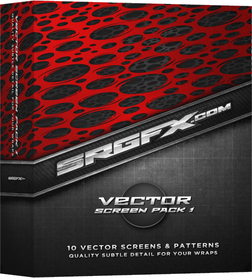 RGFX Vector Pattern Screen Pack 1 Box