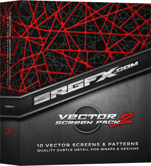 SRGFX Vector Pattern Screen Pack 2 Box