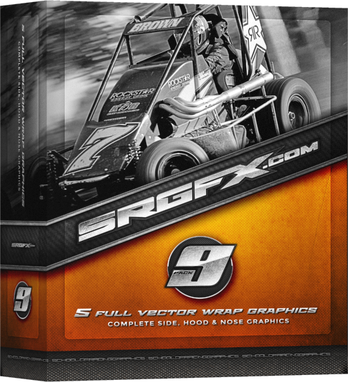 Racing Graphics Vector Pack 9