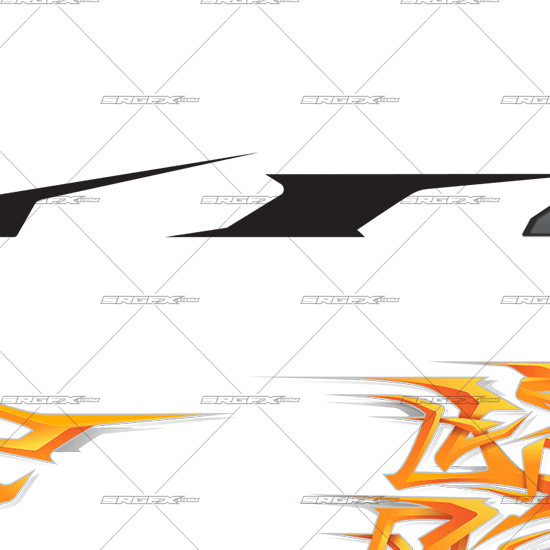 SRGFX Vector Racing Graphic Single 033