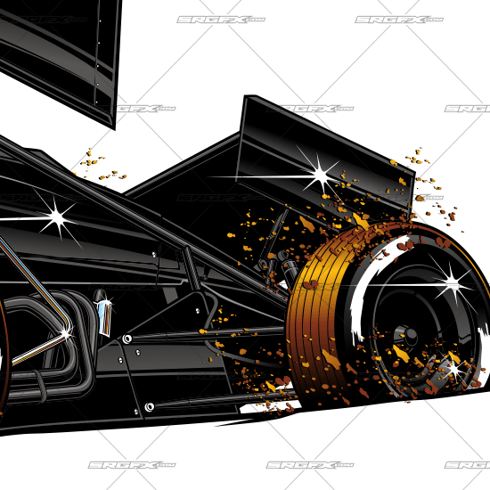 SRGFX Sprint Car Illustration 4