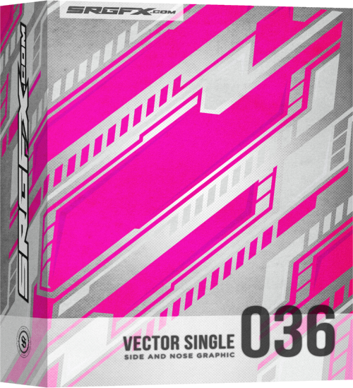 SRGFX Vector Racing Graphic Single 036 Box