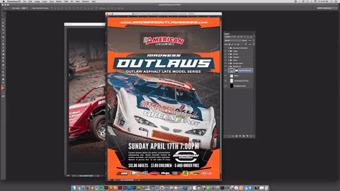 SRGFX Racing Event Poster