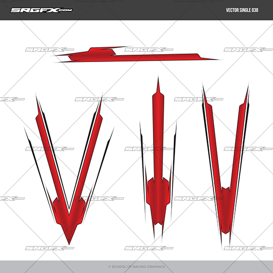 Vector Racing Graphic Single 038
