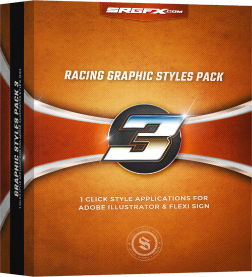 SRGFX Racing Graphic Styles Pack 3 Box