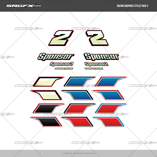 SRGFX Racing Graphic Styles Pack 2