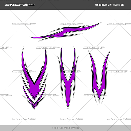 SRGFX Vector Racing Graphic 042