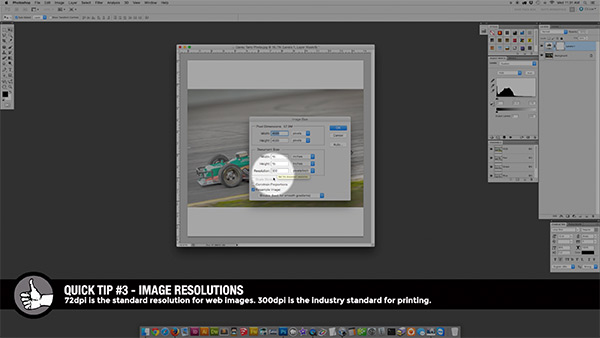 Cropping race car images like a pro in Photoshop Screenshot