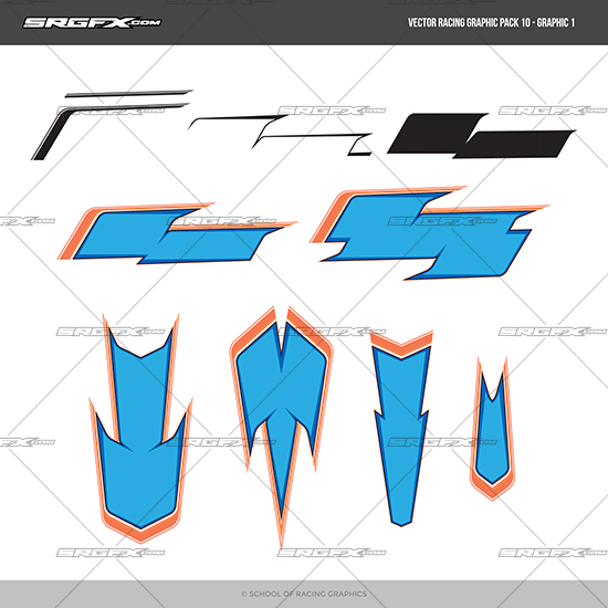 SRGFX Vector Racing Graphics Pack 10