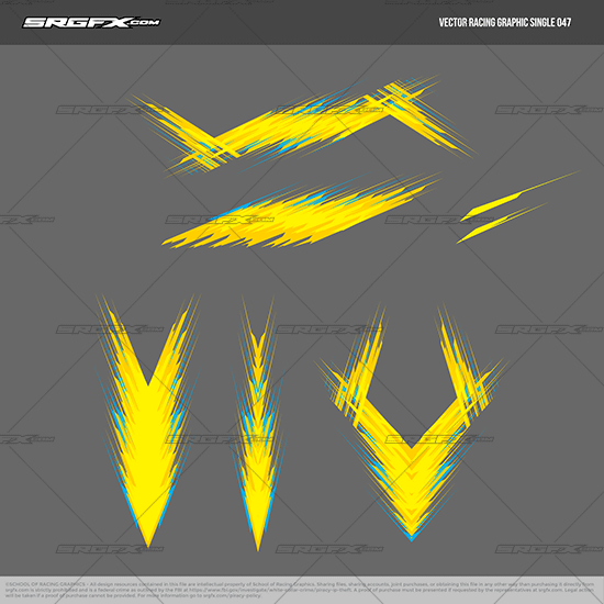 SRGFX Vector Racing Graphic 047