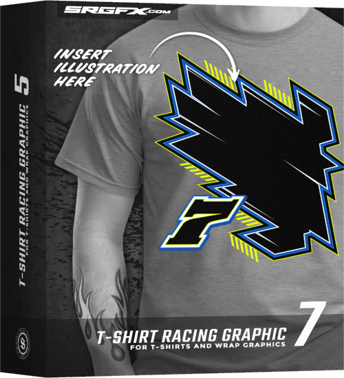 SRGFX T-Shirt Racing Graphic 7 Box