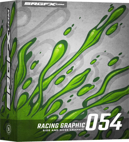 SRGFX Vector Racing Graphic Single 054 Box