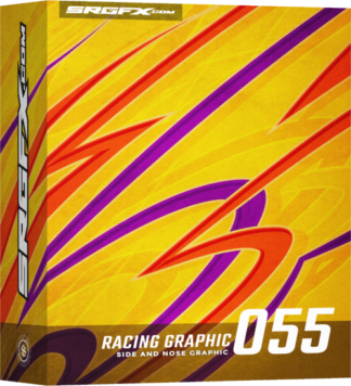 SRGFX Vector Racing Graphic Single 055 Box