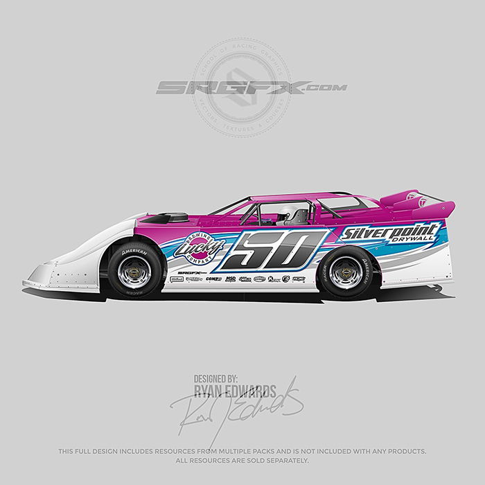 Silverpoint Drywall 2018 Dirt Late Model