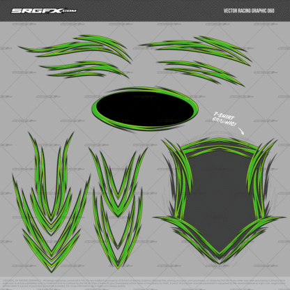 SRGFX Vector Racing Graphic 060