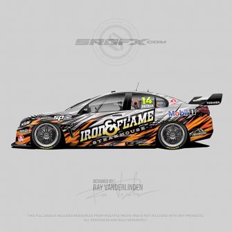 Iron and Flame Steakhouse 2018 Holden V8 Supercar