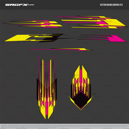 SRGFX Vector Racing Graphic 073 1