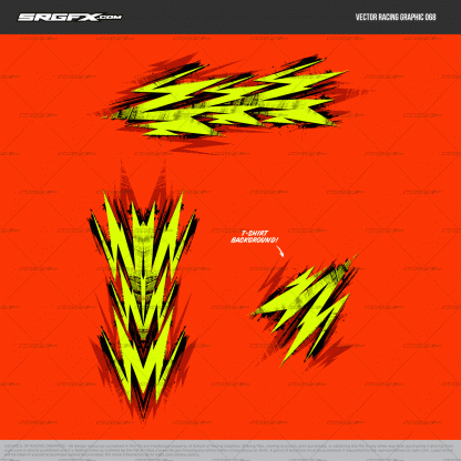 SRGFX Vector Racing Graphic 068