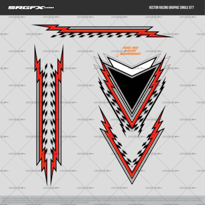 SRGFX Vector Racing Graphic 077 1