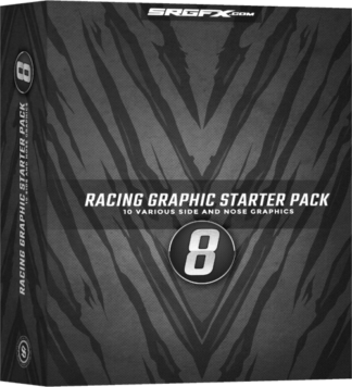 SRGFX Vector Racing Graphic Starter Pack 8