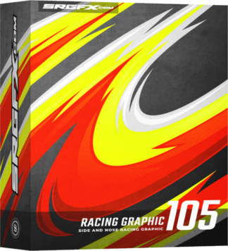 SRGFX Vector Racing Graphic 105