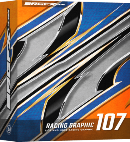SRGFX Vector Racing Graphic 107
