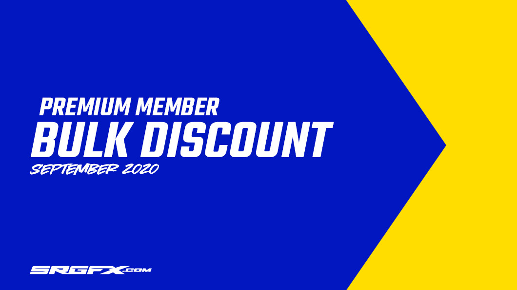 September 2020 SRGFX Premium Member Discount