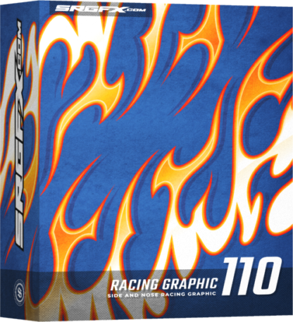 SRGFX Vector Racing Graphic Flames 110