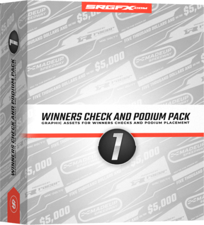 SRGFX Winners Check and Podium Pack 1