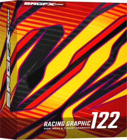 Vector Racing Graphics 122 with detal shapes, dart tips and speed hatches