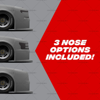 Five Star Bodies Asphalt Truck layout template nose options