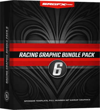 SRGFX Razor Wave Racing Graphic Bundle Pack 6 Box