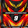 Geometric Hatches Racing Graphic Bundle Pack 9 Box