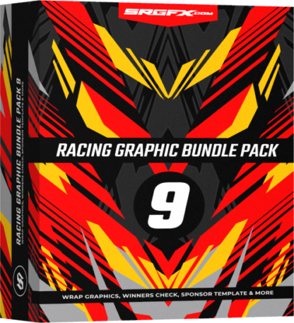 Geometric Hatches Racing Graphic Bundle Pack 9 Box